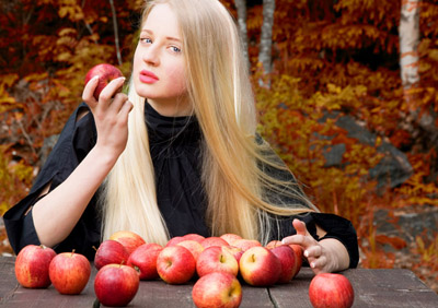 Любовный ритуал с яблоками